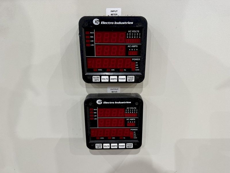 50 KVA CONTROLLED POWER COMPANY MODEL #8DNX-50K-7-A POWER VOLTAGE REGULATORS: STOCK #19846