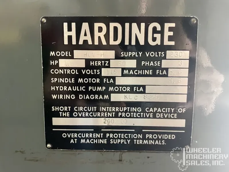 Hardinge HLV-H Precision Tool Room Lathe #7973 #1