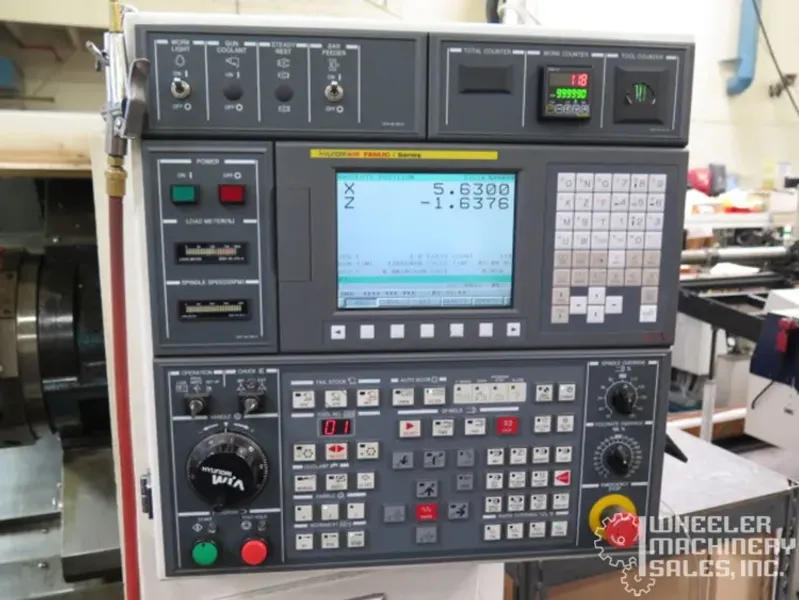 2015 Hyundai Wia E160A CNC Lathe with LNC Eco Load S2 #7823 #2