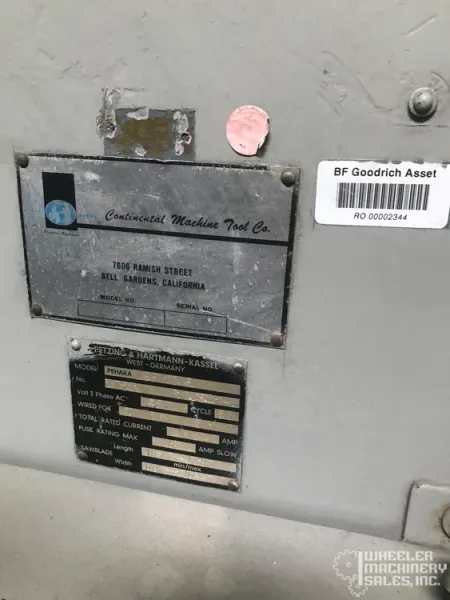 PEHAKA USF10R VERTICAL BANDSAW 40" #5932 #1
