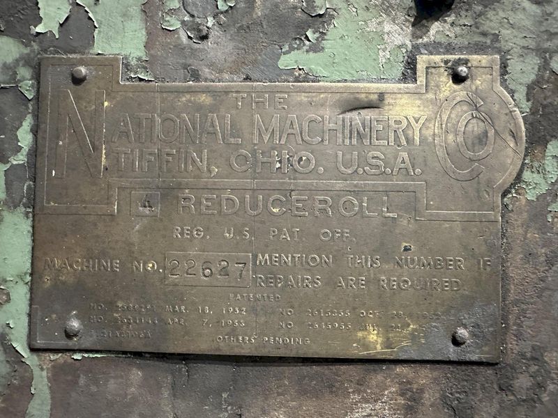 2-1/4" NATIONAL MODEL #4 OUTBOARD TYPE REDUCER FORGING ROLL: STOCK #14060