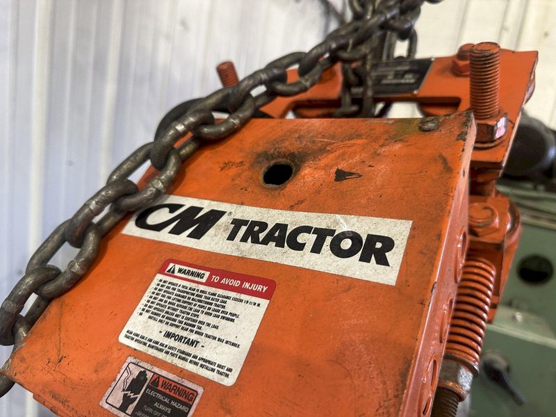 2 TON C & M LOADSTAR HOIST WITH POWER TROLLY: STOCK #78944