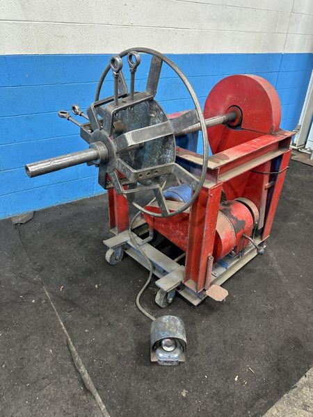 9" X 48" CUSTOM MADE CABLE WIRE COIL REEL: STOCK #78129