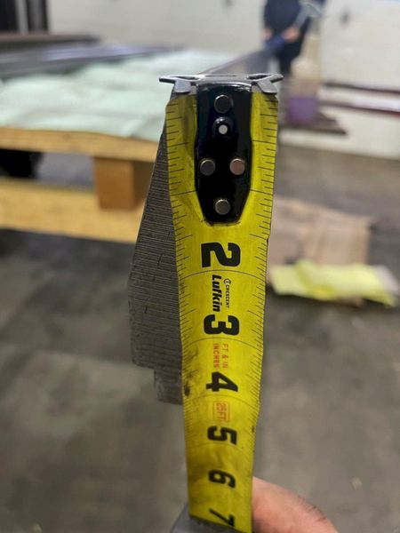 149" MALE ACCUTE PRESS BRAKE DIE: STOCK #78053