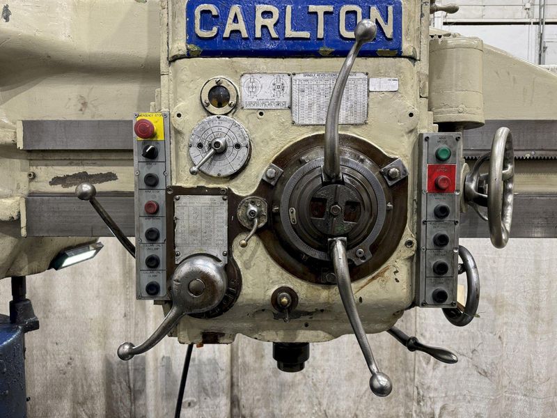5' X 17" CARLTON RADIAL ARM DRILL: STOCK #77676