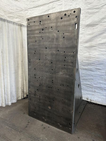 (1) PAIR OF 47" WIDE X 60" DEEP X 95" HIGH ANGLE PLATES: STOCK #77128