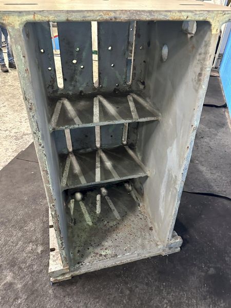 1 SET OF 28" X 53" HIGH SLOTTED ANGLE PLATES  STOCK #77111