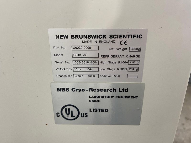 NEW BRUNWICK MODEL #C340-86 SUB ZERO FREEZER: STOCK #77013