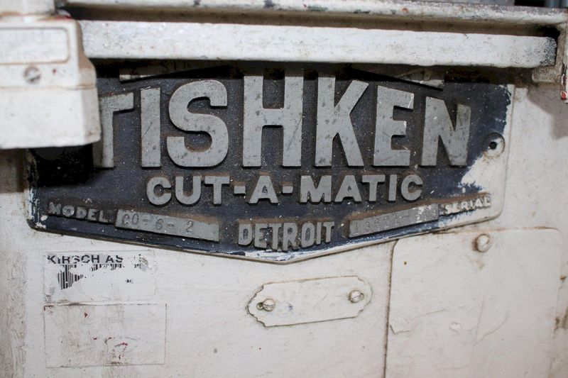 18 TON TISHKEN MODEL #CO-6-2 2 POST CUT-OFF PRESS: STOCK #76591