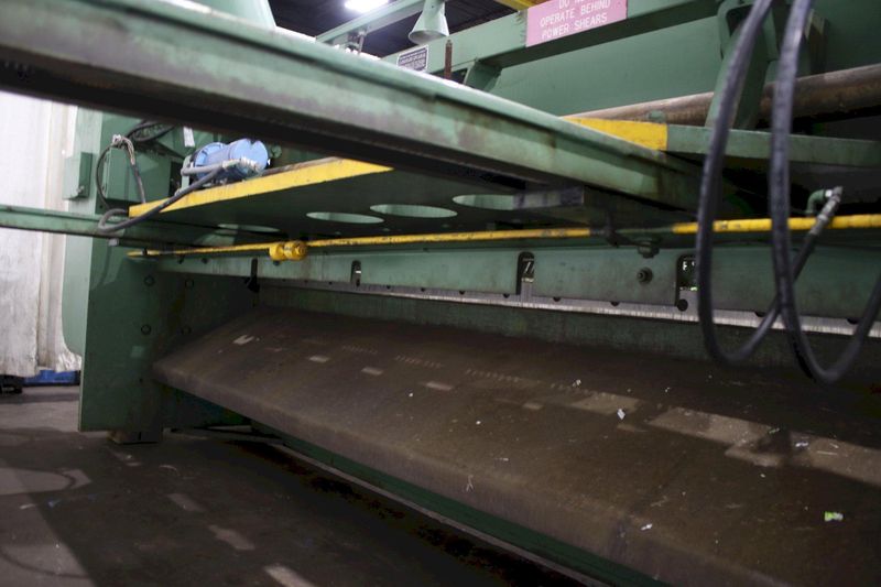 10' X 1/4" CINCINNATI POWER SQUARING SHEAR: STOCK #76284