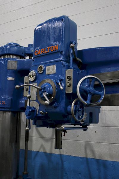 5' X 11" CARLTON RADIAL ARM DRILL: STOCK #76152
