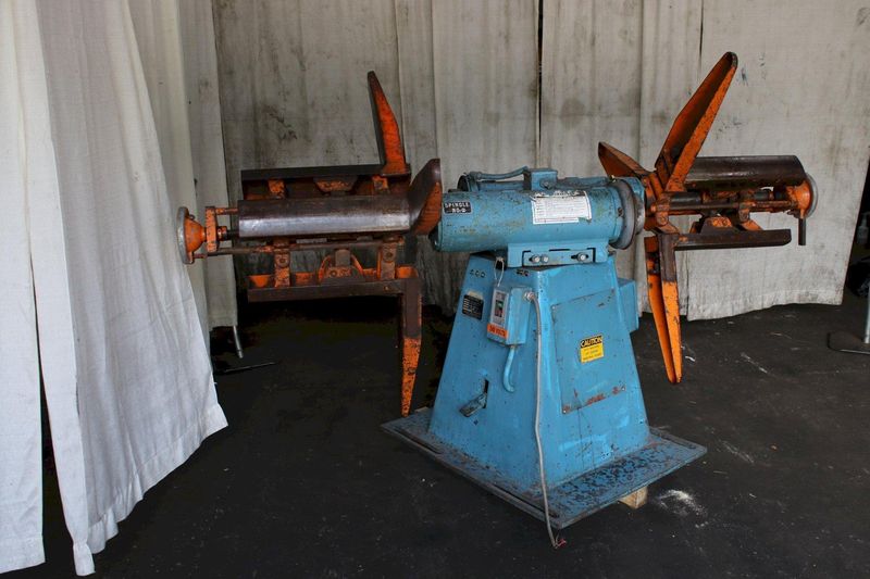 2500 LBS X 12" COOPER WEYMOUTH DOUBLE END COIL REEL: STOCK #75615