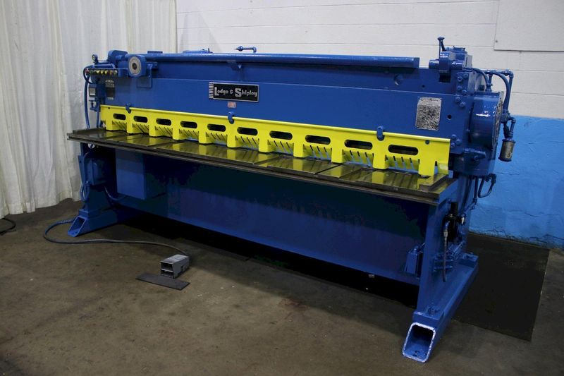10' X 10 GA LODGE & SHIPLEY MECHANICAL SHEAR: STOCK #75069