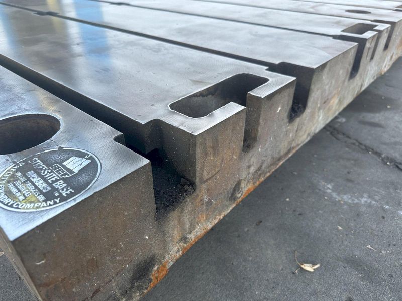 8' X 20' X 7" BAY CITY T SLOTTED FLOOR PLATES: STOCK #75017