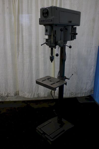 15" CLAUSING SINGLE SPINDLE DRILL:  STOCK #74654