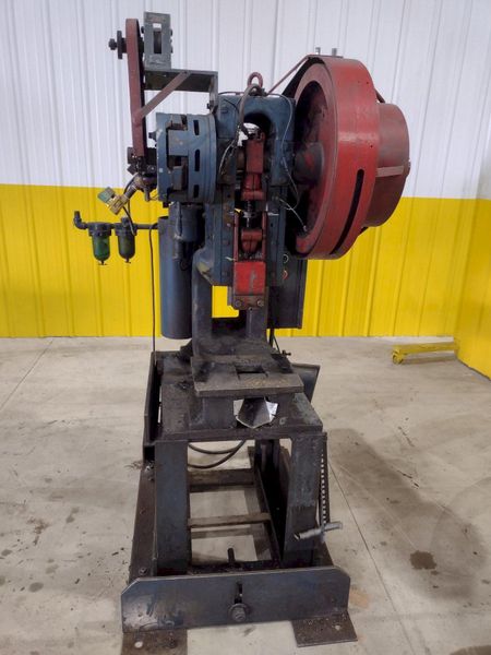 10 TON PERKINS MACHINE MODEL 12-A OBI STAMPING PUNCH PRESS: STOCK #20521