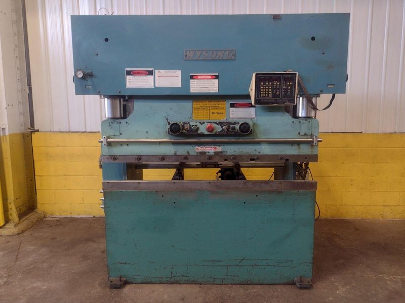 60 TON X 6' WYSONG HYDRAULIC PRESS BRAKE: STOCK #16925