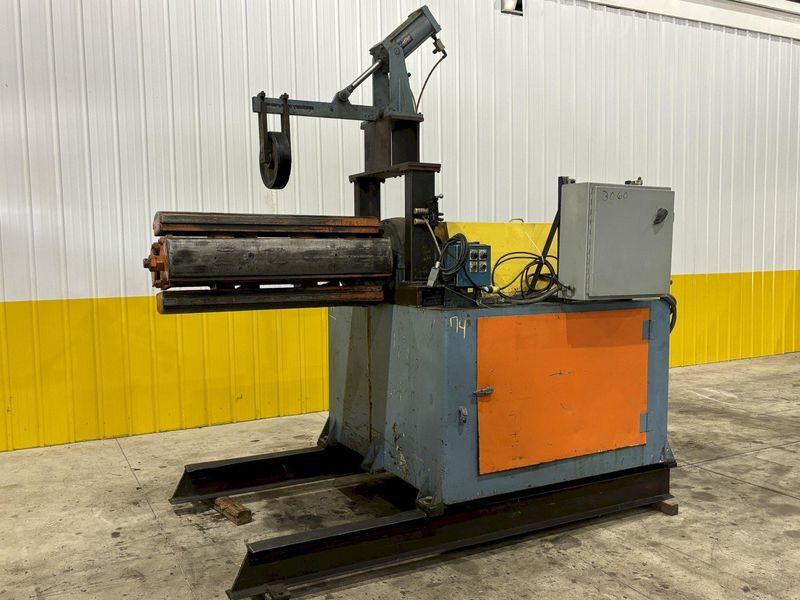 20,000 LBS X 46" ROWE MOTORIZED COIL REEL UNCOILER: STOCK #21269