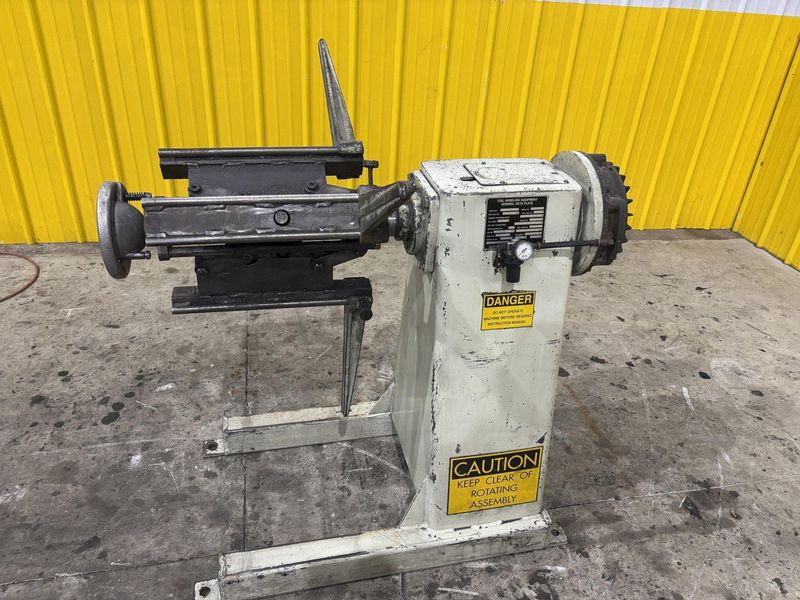 3,000 LB X 12" CWP MODEL #2.5R PULL OFF AIR BRAKE COIL REEL UNCOILER: STOCK #23246
