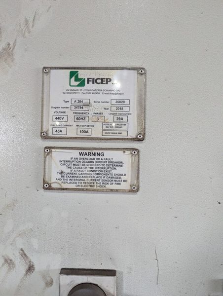 Ficep A 204 CNC Angle Punch