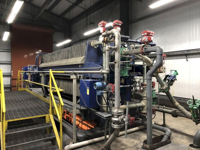 2008 Evoqua / Siemens 1500mm / 65 Plate Filter Press ||
 One Still Available