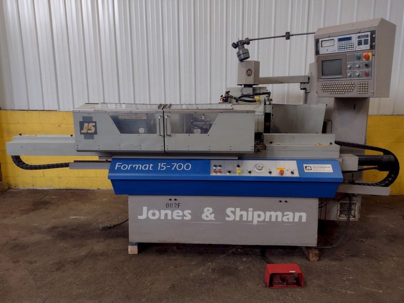 9.4" X 27" JONES & SHIPMAN MODEL #FORMAT 15-700 CNC CYLINDRICAL GRINDER: STOCK #16131