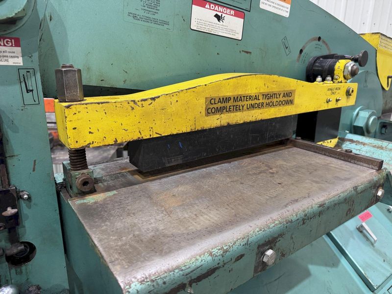 120 TON PIRANHA P120 HYDRAULIC IRONWORKER: STOCK #80681