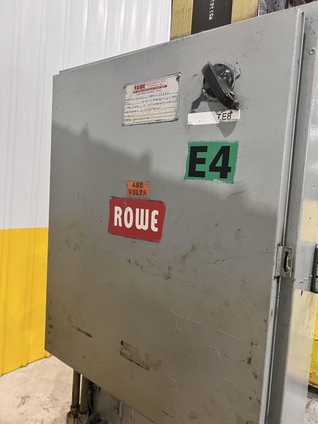 12,000 LBS X 40” ROWE MODEL #12040-DSL  MOTORIZED COIL REEL & CAR: STOCK #21622