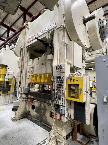 300 ton Niagara SC2-300-72-42P Used Straight Side Double Crank Mechanical Metal Stamping Press F