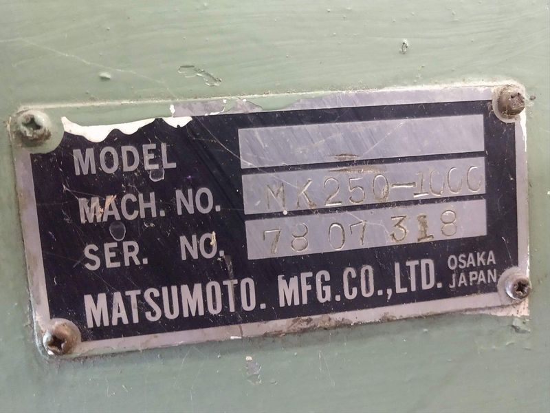 9.8" X .059" AIDA MODEL #LM-2532 9 ROLL POWERED COIL STRIP STRAIGHTENER: STOCK 14441