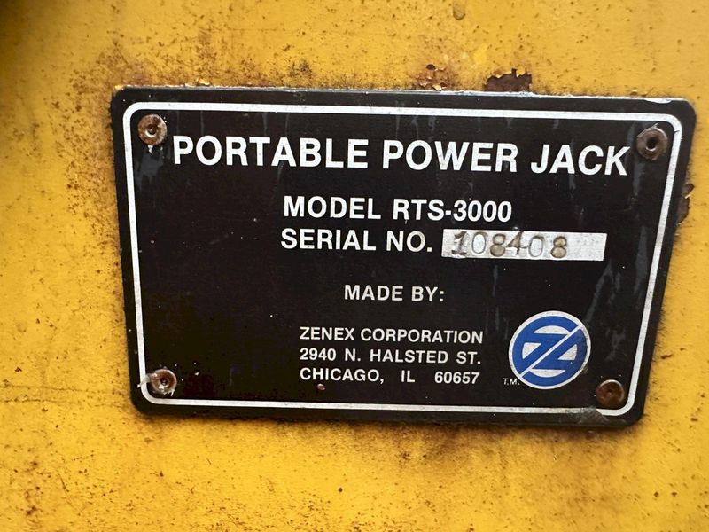 (4)  ZENEX CORPORATION MODEL RTS-3000 PORTABLE ELECTRIC POWER VEHICLE LIFT JACKS: STOCK #17222