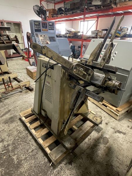 2,000 lbs. x 12" Wide Littell Coil Reel and Powered Straightener For Sale