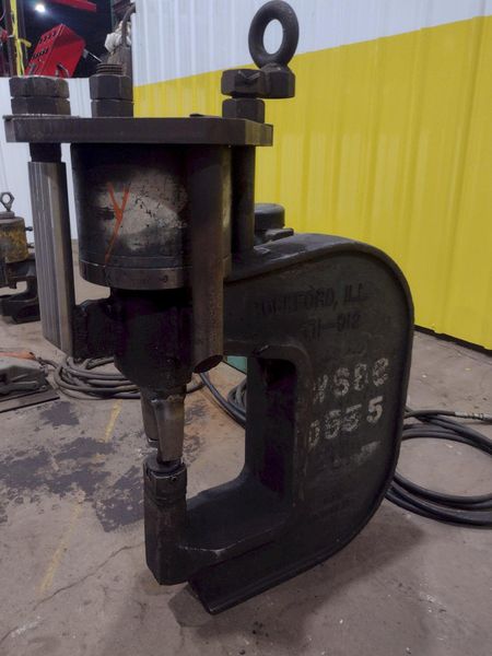 70 TON WA WHITNEY MODEL #771 WEB HYDRAULIC C-FRAME PUNCH W/ POWER UNIT: YOBRO #23902