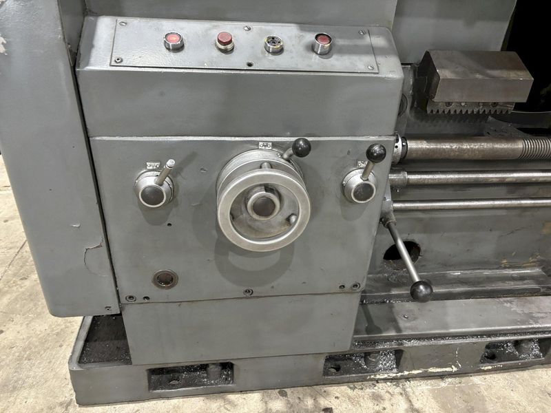 48" / 60" SWING X 84" SIRCO MODEL #PA-36 HEAVY DUTY GAP BED ENGINE LATHE, 5.5" HOLE: STOCK #2100