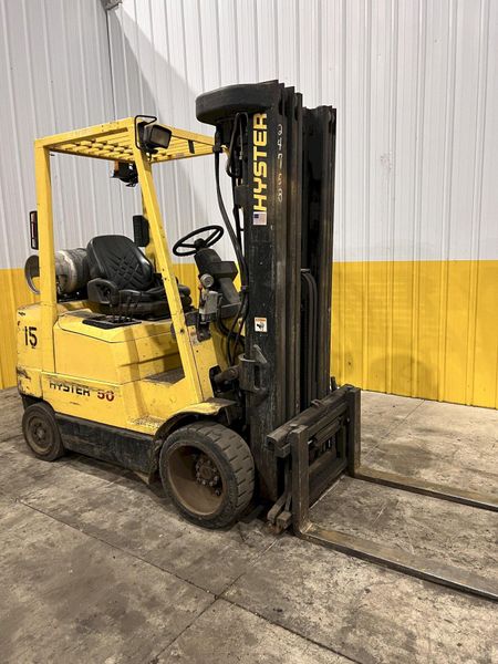 5000 LBS HYSTER MODEL #S50XM LP GAS FORKLIFT: STOCK #22362