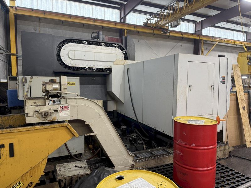 OKK, MODEL KCV 800 CNC VERTICAL MACHINING CENTER, 120" X, 33" Y, 28" Z, 40 ATC, 12,0000 RPM, 200