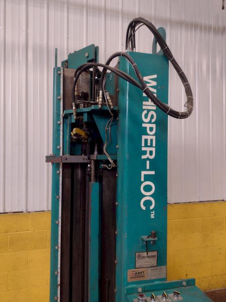 72" X 18 GA IOWA PRECISION MODEL WHISPER-LOC HYDRAULIC PITTSBURG SEAM CLOSURE MACHINE: STOCK #17