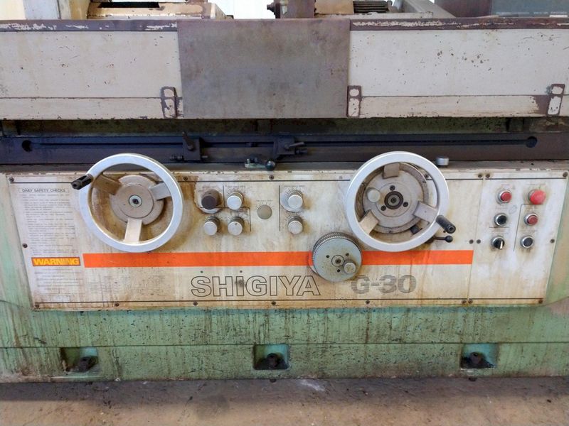 11" X 40" SHIGIYA MODEL #G-30 GU30B100A CYLINDRICAL GRINDER: STOCK 12525