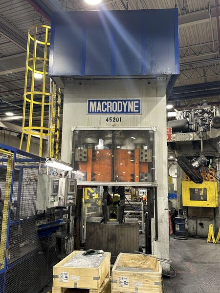 2013 - 800 TON MACRODYNE PRESS & BILLET HEATING INDUCTION SERVICES FORGING SYSTEM: STOCK #20205