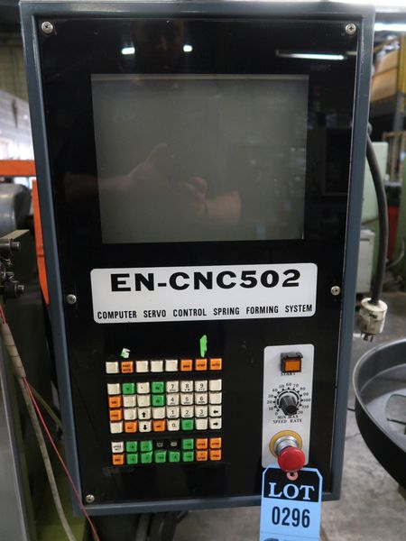 EN-CNC-502 ELECTRICAL CNC SPRING FORMING MACHINE: STOCK #10773