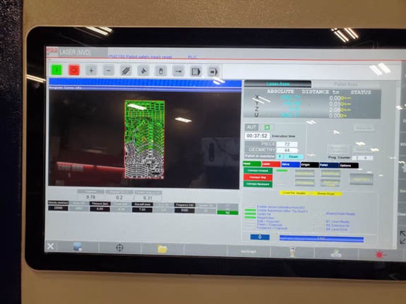 2019 MVD F6 Fiber Laser Cutting System (#5863)