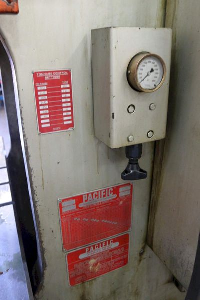 150 TON PACIFIC MODEL 150PF-OBS PRESSFORMER C-FRAME HYDRAULIC PRESS: STOCK # 70360
