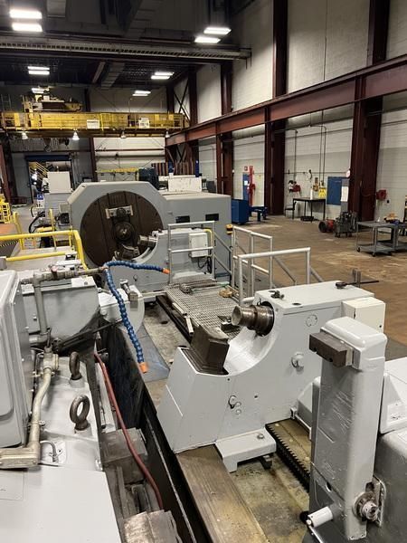 1700mm (67") x 8000mm (26') Wemex Heckert Roll Grinder Model SAXW-1600/2
