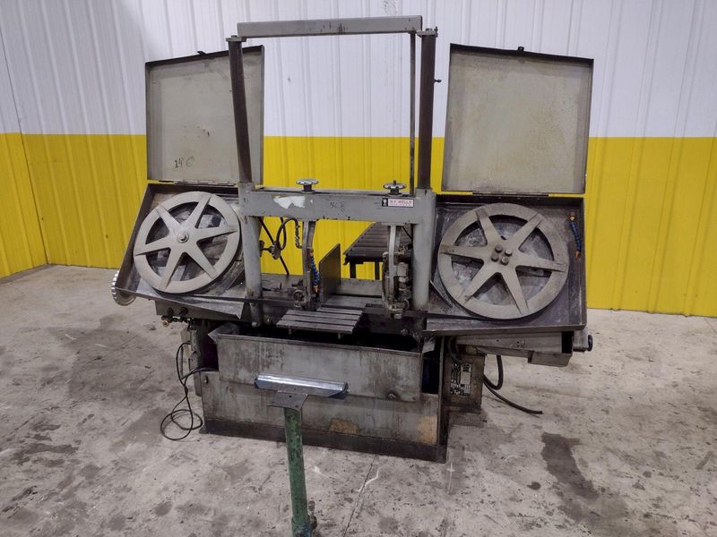 15" X 17" WF WELLS MODEL #F-15 TWIN POST HORIZONTAL BANDSAW: STOCK #22132