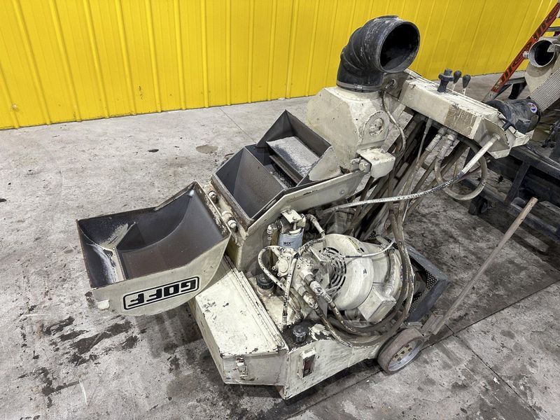 13" WIDE X 15 HP GOFF MODEL #15E13 PORTABLE SURFACE & FLOOR SHOT BLASTER & DUST COLLECTOR: STOCK