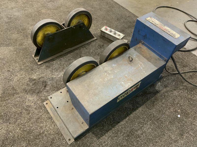 4000 LBS PANDJIRIS MODEL # PIPER 3 TANK TURNING ROLL SET: STOCK #80343