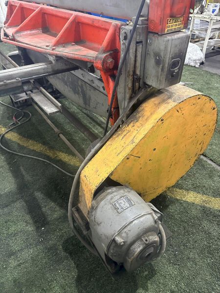 72"X 12 GAUGE WYSONG POWER SQUARING SHEAR: STOCK #77485