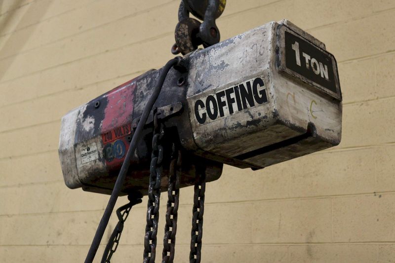 1 TON COFFING ELECTRIC CHAIN  HOIST: STOCK #73083