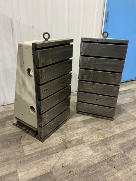 1 PAIR 18" X 18" X 36" ANGLE PLATES: STOCK #76357