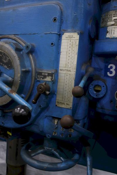 8' X 19" GIDDINGS & LEWIS RADIAL DRILL: STOCK #75046